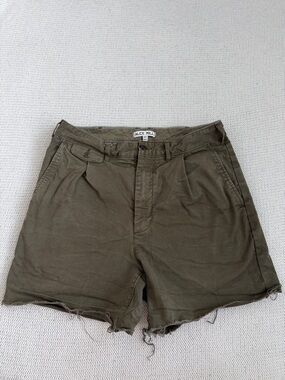 Alex Mill Cut Off Shorts Green Size 30